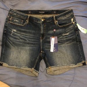 nwt Vigoss marley distressed shorts